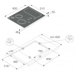 Индукционная варочная панель HI1884MF
