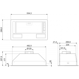 Вытяжка Smeg KSG52HE