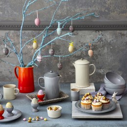 Le Creuset Набор кокотниц, 2шт, каменная керамика цвет: белый миндаль