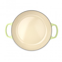 Le Creuset Неглубокая кастрюля 30см, чугун, цвет: пальмовый 