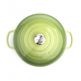 Le Creuset Неглубокая кастрюля 30см, чугун, цвет: пальмовый 
