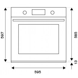Духовой шкаф Bertazzoni F6011MODVPTN