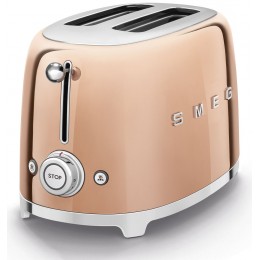 Тостер Smeg TSF01RGEU Стиль 50-х г. красное золото