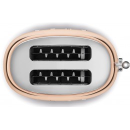 Тостер Smeg TSF01RGEU Стиль 50-х г. красное золото