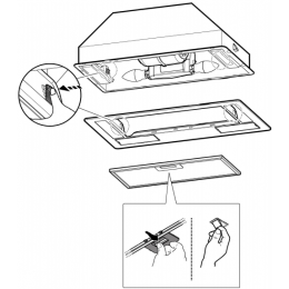 Вытяжка встраиваемая Smeg KSG70HE
