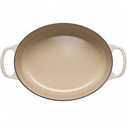 Le Creuset Овальная кастрюля 29 см, чугун, миндаль