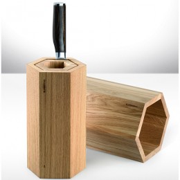 Дополнительный элемент для блока д/ножей SGW-1 KAI, Подставки для ножей, дуб, для 12 ножей 19/19/27 см.