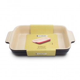 Le Creuset Прямоугольное блюдо 26см, каменная керамика, цвет: черный матовый