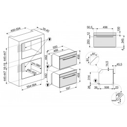 Духовой шкаф Smeg SF4102MCS