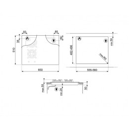 Варочная поверхность Smeg PM3643D