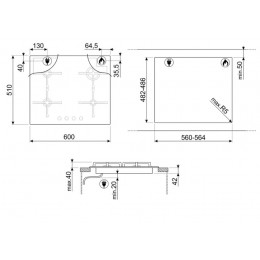 Варочная панель Smeg PV164N2