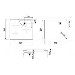 Варочная панель Smeg SI2M7643D