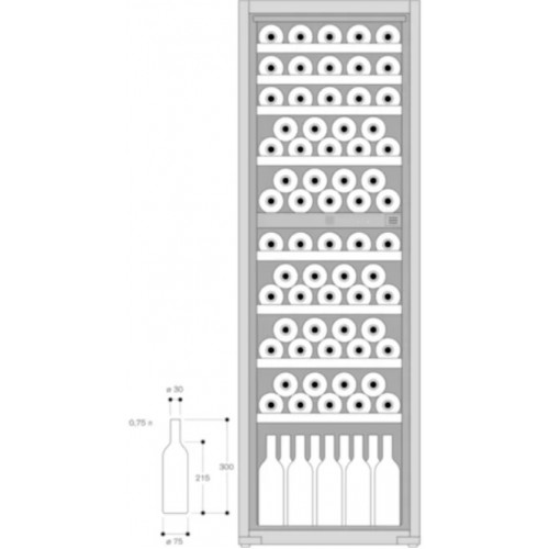 Шкаф для хранения вина Gaggenau RW 282 260