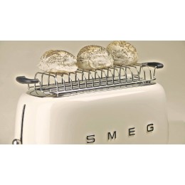 Тостер на 4 ломтика Smeg TSF02WHEU