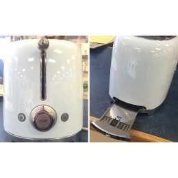 Тостер на 4 ломтика Smeg TSF02WHEU