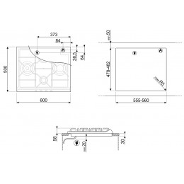 Варочная панель Smeg SR764PO