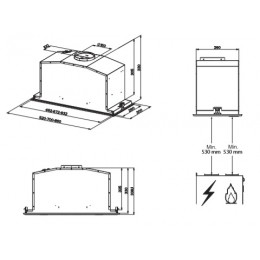 Вытяжка Bertazzoni KIN52MOD1XC
