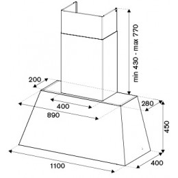 Вытяжка Bertazzoni KR110HER1NEDC