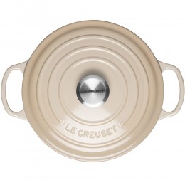 Le Creuset Кастрюля круглая 26 см, чугун, миндаль