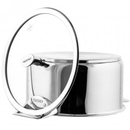 Крышка плоская Кастелин, стекло, блестящая, Ø24 см, K24CHVA, CRISTEL