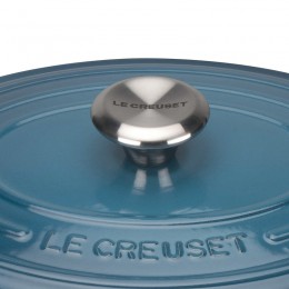 Le Creuset Кастрюля овальная, 31см, 6,3л, чугун, Лазурь