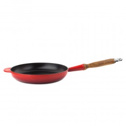 Le Creuset Сковорода, 24 см, эмалированный чугун, цвет: красный