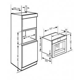 Автоматическая кофемашина Smeg CMS8451A