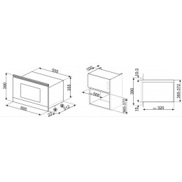 Микроволновая печь Smeg MP722PO