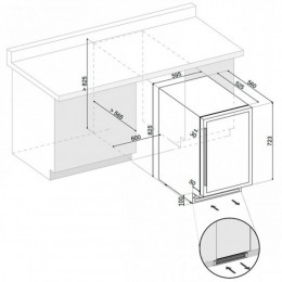 Винный шкаф Dunavox DAU-52.146W