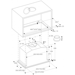 Встраиваемая вытяжка GAGGENAU AC200161