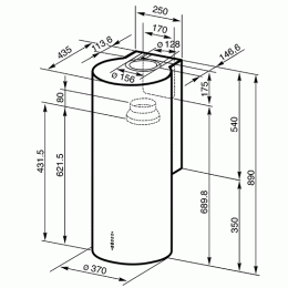 Вытяжка Smeg KR37XE