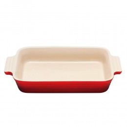Le Creuset Прямоугольное блюдо 26см, каменная керамика, цвет: вишневый 