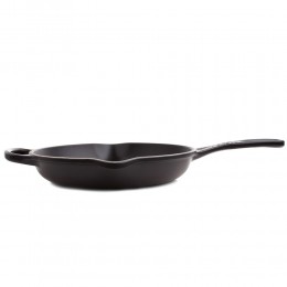 Le Creuset Круглая сковорода-гриль 26 см, чугун, матовый черный 