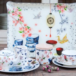 Банка малая Gien, Чайная церемония, 350 мл.