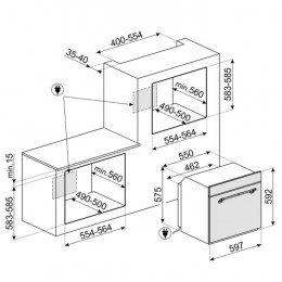 Духовой шкаф Smeg SF700PO