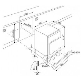 Морозильные камеры Smeg U8F082DF1
