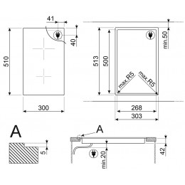 Варочная поверхность Smeg SE232TX1