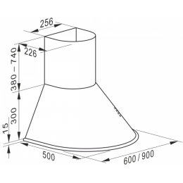 Вытяжка "Kaiser" A 6423 BE Eco     