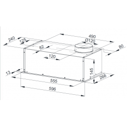 Вытяжка Weissgauff ALPHA 60 PB IX