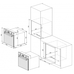 Духовой шкаф Weissgauff EOV 291 PDW