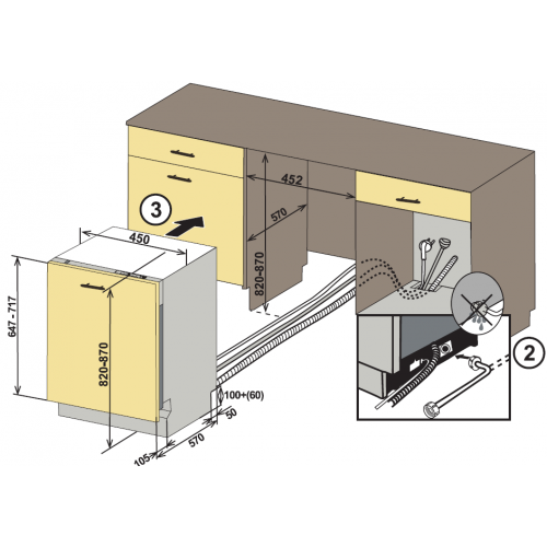 Посудомоечная машина Weissgauff BDW 4525