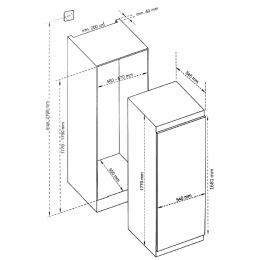 Холодильник Weissgauff WRI 178 Fresh Zone