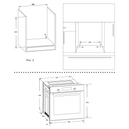Духовой шкаф Weissgauff EOS 829 PDB Slim