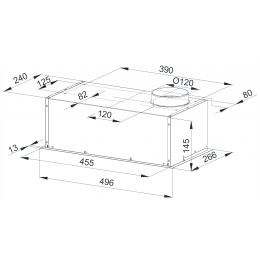 Вытяжка Weissgauff Alpha 50 PB IX