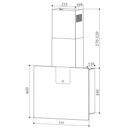 Вытяжка Weissgauff Mira 900 Bl Sensor