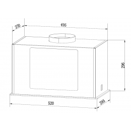 Вытяжка Weissgauff Aura 850 WH