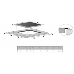 Стеклокерамическая панель Weissgauff HI 430 WSC