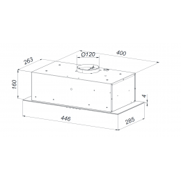 Вытяжка Weissgauff Aura 450 BL
