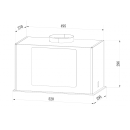 Вытяжка Weissgauff Antlia 850 BL