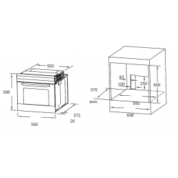 Духовой шкаф Weissgauff EOM 691 PDBS